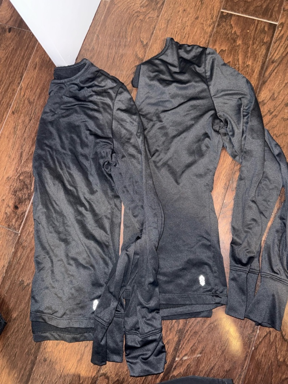 Free Country Black Performance Long Sleeve Tops Set of 2